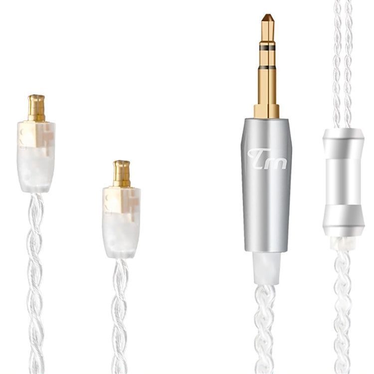 Cavo per cuffie TRN placcato argento con connessione A2DC per auricolari TRN V10 V20, A2DC Cavo per cuffie TRN placcato argento con connessione A2DC per auricolari TRN V10 V20, A2DC